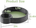 DQITJ 2 Pcs Hermit Crab Food Bowl Round Water Bowl Feeding Dish for Hermit Crab Snail Millipede Small Reptiles
