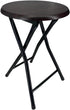 MOON FLOWER Portable Folding Chair with Wooden Seat | Ideal for Picnics, Camping Trips,