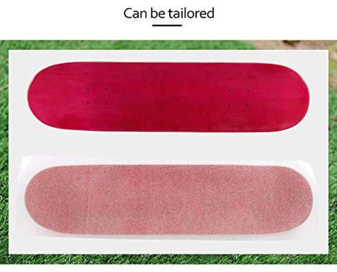 ZUEXT 11" x 50" Clear Skateboard Grip Tape, Waterproof Anti Slip Bubble Free for Rollerboard