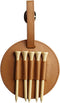 Myartte Golf Tee Holder with Wood Golf Tees, Luxury Leather Gift for Golfer Men Women