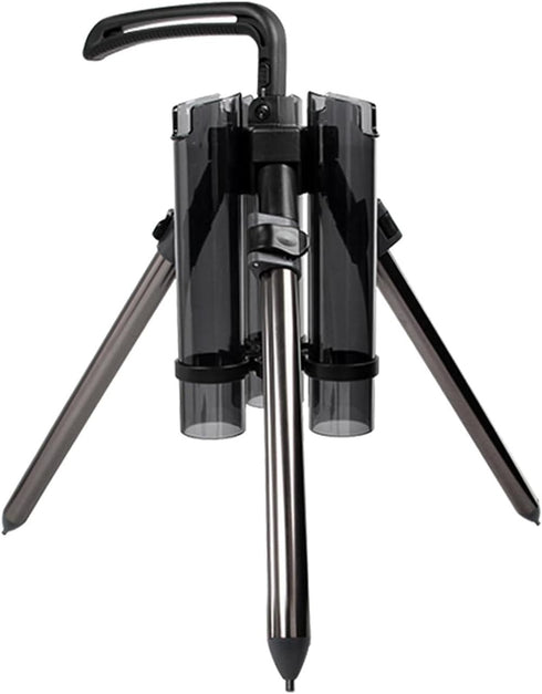 Fishing Rod Holder 3-Tude, Portable Vertical Fishing Pole Stand for Up to 3 Rods, Outdoor Gear