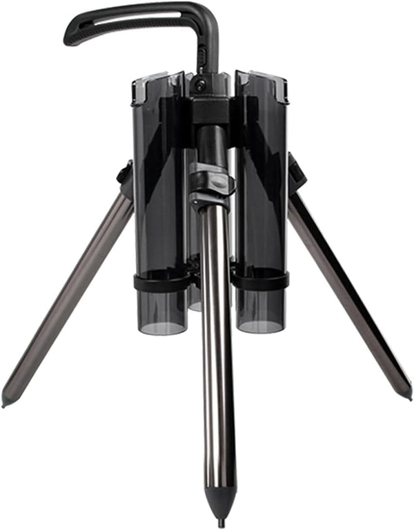 Fishing Rod Holder 3-Tude, Portable Vertical Fishing Pole Stand for Up to 3 Rods, Outdoor Gear