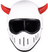 Katutude 2 Pcs Helmet Devil Horns with Suction Cups, Motorcycle Helmet Decoration, 3D Car Hood Stickers