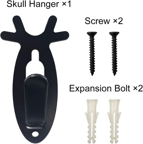 Highwild European Mount Skull Hanger, Antler Style, 1 Pack