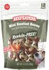 Beefeaters Mini Knotted Bone Dog Treats, Chicken Flavor, 12ct, Rawhide Free