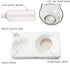 Marchul Tilted Cat Food Bowl with Feeding Mat for Food and Water, Raised Dishes for Cats and Puppies
