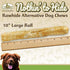 Fieldcrest Farms Nothing to Hide Natural Rawhide Alternative Large 10'' Rolls for Dogs - 3 Pack (6 Chews) Premium Grade