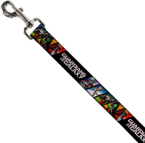 Dog Leash Guardians of the Galaxy - 5 Character Pose Blocks, 6 Feet Long, 1.0 Inch Wide