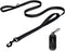 Heavy Duty Dog Leash, 5FT/6FT Double Handle Reflective Training Lead for Large Breed Dogs, Black