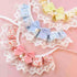 Pet Pink Adjustable Collar Dog Detachable Lace Neckerchief Cat Scarf Accessories Puppy String Bib for Small Medium Pet, Neck 9.84-11.81 Inches(M,pink)