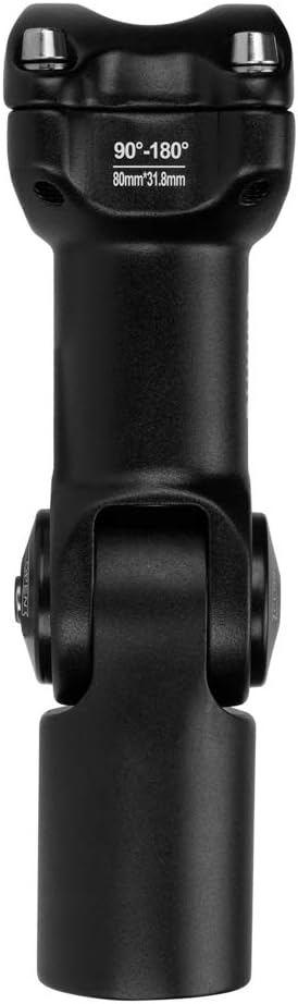 FOMTOR Bike Stem Adjustable MTB Stem, 0~90 Degree, 80mm 90mm 110mm, Suitable for Most Mountain Bike, Road Bike, BMX