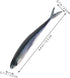 3D Swimming Levemolo Soft Fishing Lures Pair Reusable Sinking Soft Plastic Bionic Bait for Sea and Freshwater Fishing
