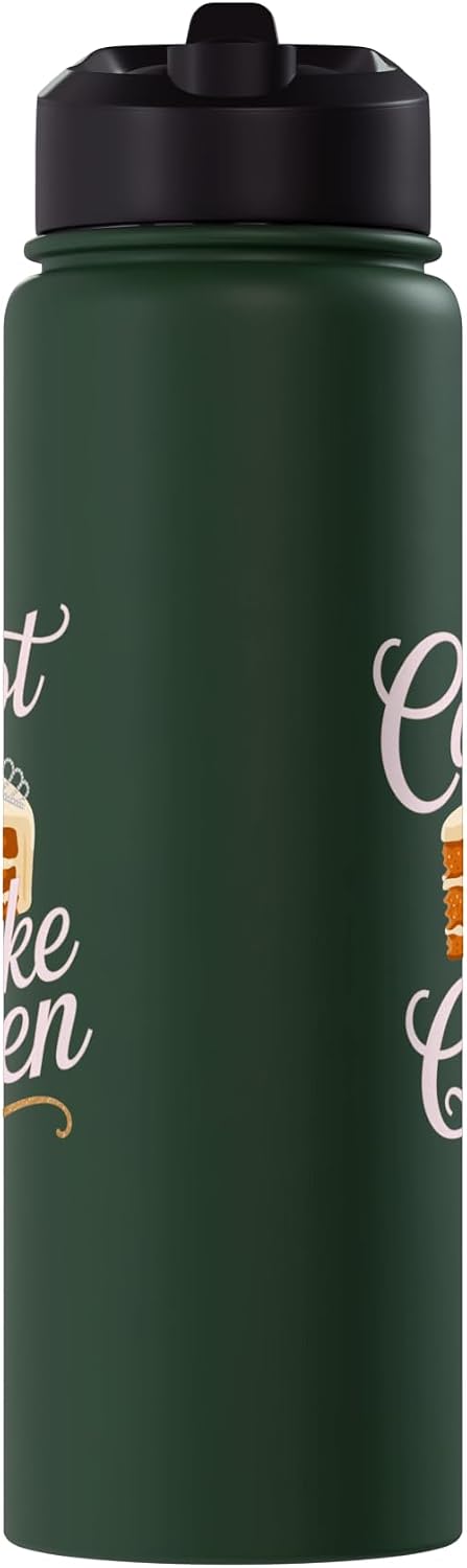 Carrot Cake Passion Cake Dessert Baking Designs Carrot Cake Queen Stainless Steel Insulated Water Bottle