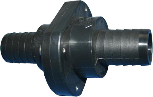 T-H Marine Double Barb Inline Scupper Check Valve - 1-1/8" - Black by T-H Marine