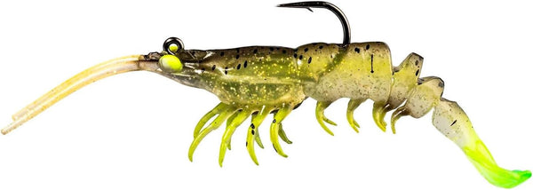 Generic Fishing Lure ps35 Soft Plastic Shrimp 3.5 Inch Prerigged Color # 9