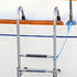 Folding Pontoon Ladders Insert Plugs - 1" Boat Yacht Hook with Extra Cup Mount Accessories, 2 Pcs