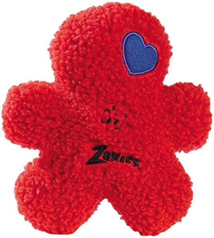 Zanies Embroidered Berber Boy Dog Toys, Red