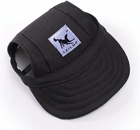 Leconpet Baseball Caps with Neck Strap - Adjustable Comfortable Ear Holes for Small, Medium, and Large Dogs, Outdoor