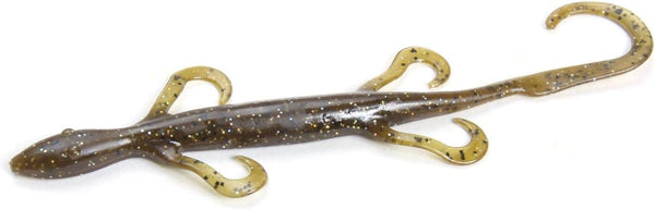 Zoom Bait Magnum Lizard Fishing Bait, Green Pumpkin Magic, 8"