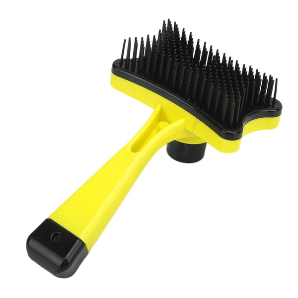 GLOGLOW Pet Grooming Brush - Self Cleaning Slicker Brush for Short and Long Hair, Gently Removes Loose Undercoat