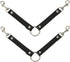 2Pcs Hanging Utility Straps for Dog Kennel Fan, Waterproof Ryobi P3320 Fan Holder with Swivel Spring Clips, Black