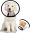 Adjustable Plastic Pet Recovery Collars & Cones for Dogs and Cats After Surgery - Elizabeth E-Collar (S)