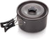Lightweight 4-5 Person Camping Cookware - 4 Piece Pan Pot Set for Outdoor Activities