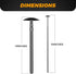 Golf Travel Bag Support Pole, Lightweight Carbon Fiber Travel Golf Bag Support Rod