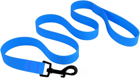 CollarDirect Waterproof Dog Leash - Durable Pet Leashes for Walking, Training, Running - Small, Medium, Large - Blue