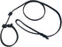 Ravenox Leather Slip Lead Dog Leash, Soft, Adjustable Handmade Latigo Pet Lead, Black, No Hardware Leash Collar