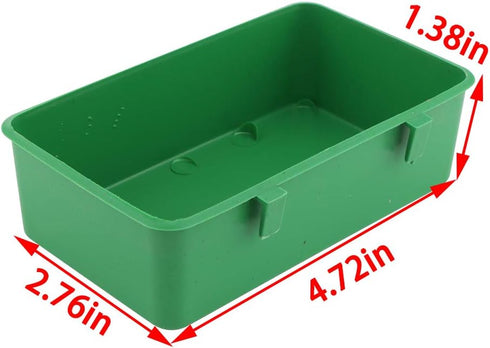 2 Pcs Pet Bird Parrot Food Bowls, Small Animal Feeder Bowl, Convenient Hanging Container for Small Birds