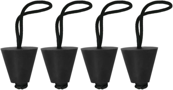 Lixada Best Universal Kayak Scupper Plug Kit - Canoe Drain Holes Stopper Bung, 4/6/8 Packs