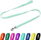 Waterproof Dog Leash, 5/6 FT Durable Odor-Proof with Strong Metal Hooks for Small Medium Large Dogs, Mint Green