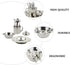 Set 1-2 Backpacking BESPORTBLE Stainless Steel Cookware and Portable Camping Tableware for People, Outdoor Picnic