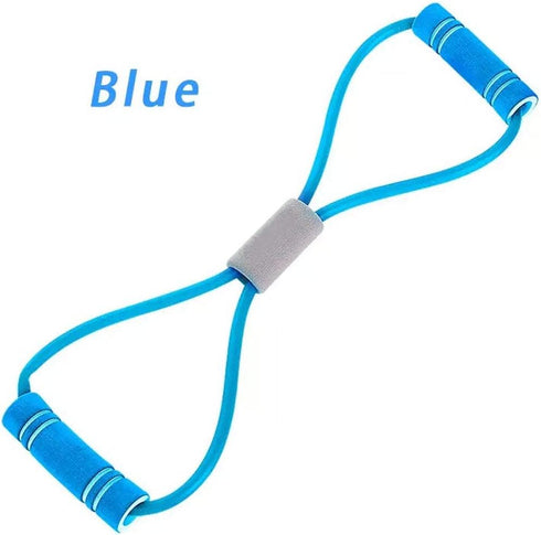 TOMOO Yoga Fitness Resistance Bands, Figure-of-Eight Chest Expander for Muscle Training and Bodybuilding