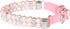 KUDES Small Dog Cat Pearl Collars with Crystal Rhinestone Diamond Décor, Adjustable Fashion PU Leather for Small Pets
