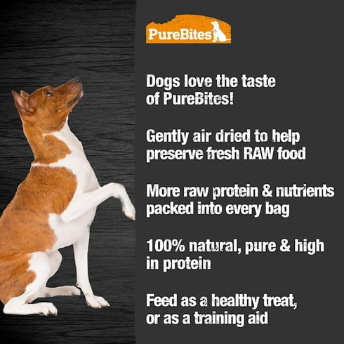 PureBites Duck Jerky Dog Treats, 5.5oz, Made in Canada, 2 Ingredients