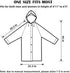 Rain Ponchos for Adults, Reusable EVA Raincoats with Hood, Portable Waterproof Jackets (2-5 Pack)