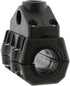 Scotty #0320 Black Rail Mount Adaptor, 2-Inch Round