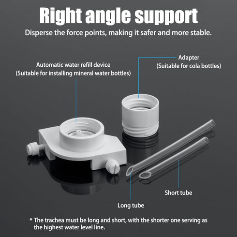 Aquarium Refill System, Auto Water Filler Compensator, No Wiring Automatic Top Off System with Adapter for Tanks