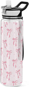 GOODOLD Bow 32 oz Water Bottle - Clear Tritan, BPA-Free, LeakProof with Carry