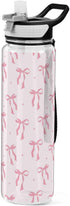 GOODOLD Bow 32 oz Water Bottle - Clear Tritan, BPA-Free, LeakProof with Carry