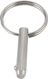 VTurboWay 4 Pcs Bimini Top Pin, 1/4" Diameter, 1" Usable Length, Full 316 Stainless Steel Marine Hardware