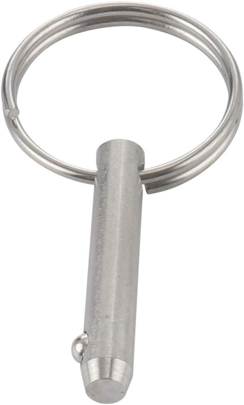 VTurboWay 2 Pcs Quick Release Pin, 1/4" Diameter, 1" Usable Length, Full 316 Stainless Steel