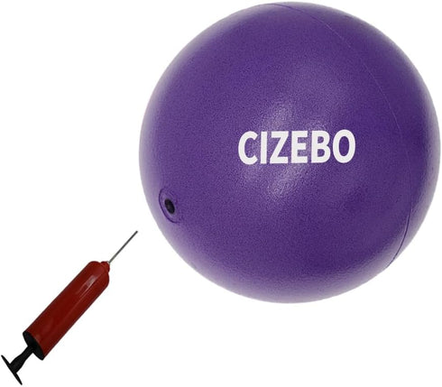 Small Exercise Ball for Between Knees, 6 inch Pilates Ball with Pump, Mini Yoga Core Ball for Physical Therapy