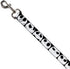 Dog Leash Nightmare Before Christmas 7 Jack Expressions Black White 4 Feet Long 1.0 Inch Wide