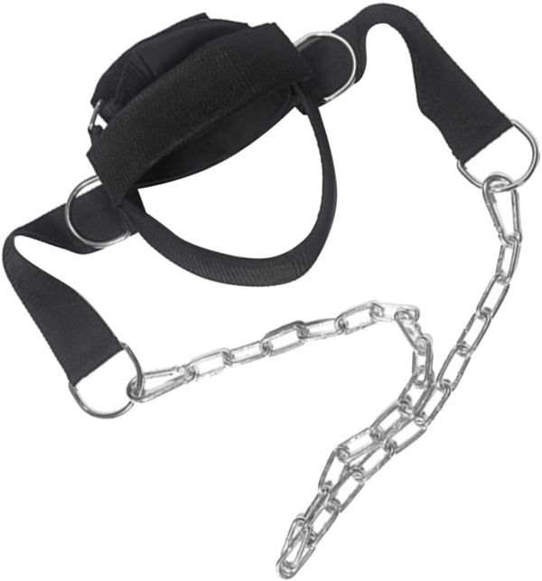 Toddmomy Black Shoulder Weight Training Neck Trainer Head Harness for Weight Lifting Fitness Equipment