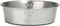 PetRageous 60050 Cayman Classic Non-Skid Stainless Steel Bowl, 12-Cup Capacity, 9.5-Inch Diameter, Metallic