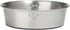 PetRageous 60050 Cayman Classic Non-Skid Stainless Steel Bowl, 12-Cup Capacity, 9.5-Inch Diameter, Metallic