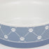 Bone Dry Trellis Paw Print Pet Bowl Set Microwave & Dishwasher Safe, Non-Slip Silicone Bottom for Less Mess, Small 4.25x2, Stonewash Blue, 2 Count